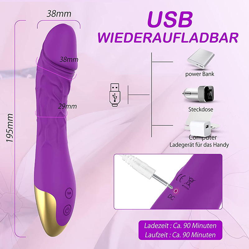 Silikonski dildo vibrator